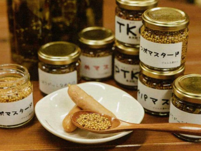 ジャム工房のらの粒マスタードシリーズ